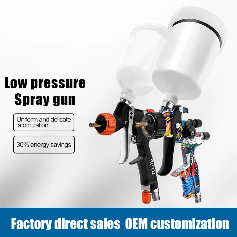

SUTU 5800 1.3mm with mini88 1.0mm spray gun set, pneumatic tools for car painting and furniture repair