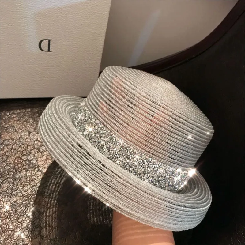 

A niche and versatile hat with sparkling Hepburn style seaside trendy for ladies