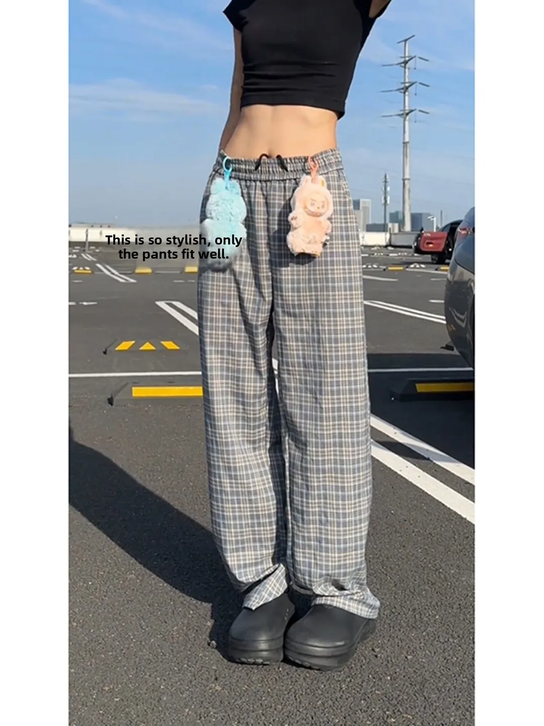 Cleanfit الرجال الصيف رقيقة بنطال ذو قصة أرجل واسعة كسول Sle منقوشة فضفاضة يشعر الأمريكية بناطيل طويلة غير رسمية تنفس قطع مستقيمة