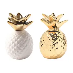 Ceramic Money Box Pineapple House Ornament Living Room Bedroom Scene