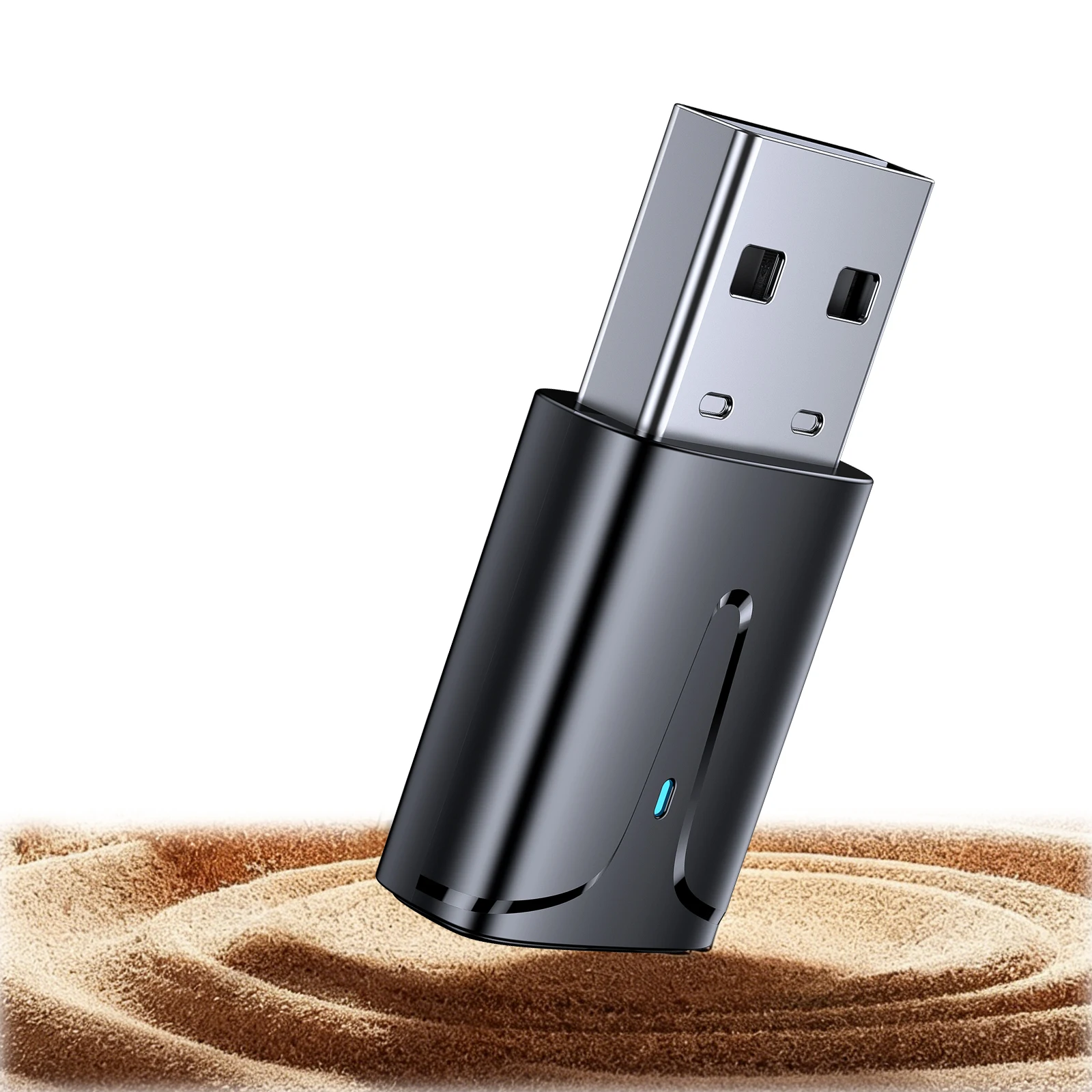 USB Bluetooth-Compatible 5.3 Adapter Plug & Play PC USB BT5.3 Adapter External BT 5.3 Adapters for Windows 11/10/8.1
