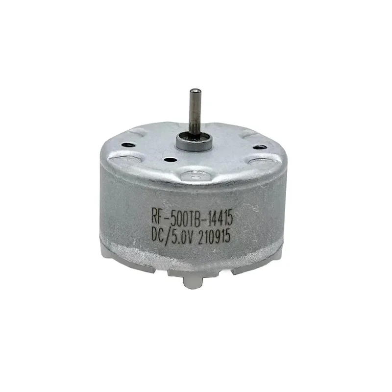 RF-500TB-14415 Mini Electric Motor DC/5.0V 3V 5V 6V Micro Round 32mm Spindle Motor for Toy Sweeper Robot Radar Home Appliance