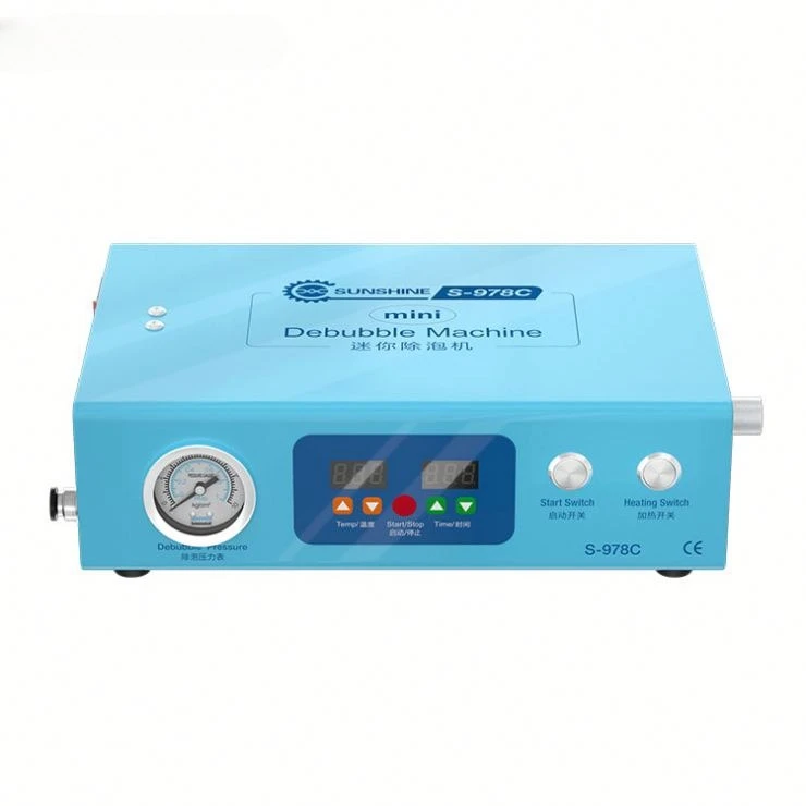 New Sunshine SS-978C Mini LCD Defoamer 7-inch curved screen/flat screen bubble remover
