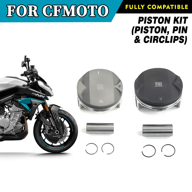 For CFMOTO 675NK Piston Kit (Piston, Pin & Circlips) NK675 CF675 CF650-11 Motorcycle Accessories Original Parts