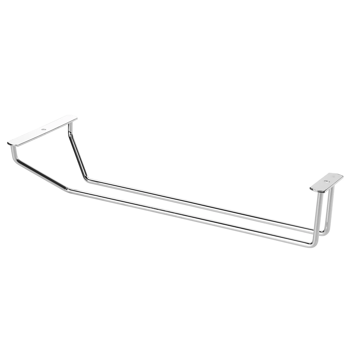 

Leorx Silver Metal Wine Glass Cup Rack Holder Chrome Plated Suitable for Home Bar Restaurant Easy Slide Glass Hanger