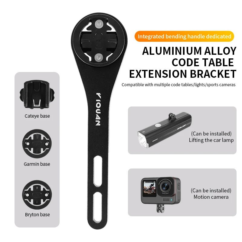 

Aluminium Alloy Cycling Road Bike Computer Mount Integrated Handlebar Bicycle Computer Holder Bicycle Accessories