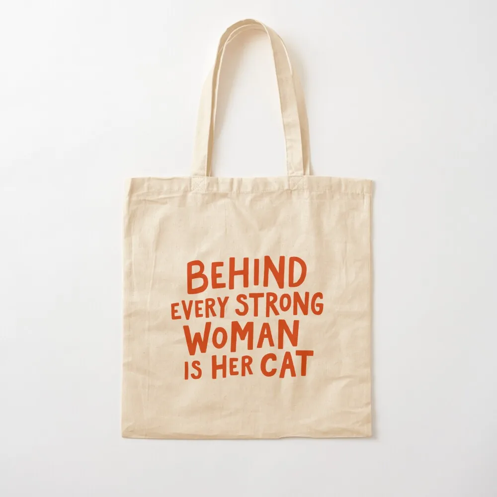

Behind Every Strong Woman Tote Bag Shopping bags Lady bag the tote bag Canvas Tote