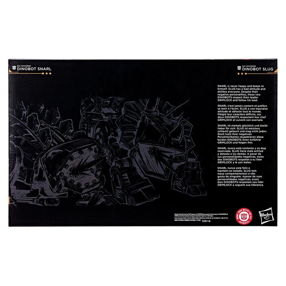 [Auf Lager] Hasbro Transformers Age of the Primes G2 Universe Dinobot Slug and Snarl 2er-Pack-Set 21,5 cm Leader Class Figurenspielzeug