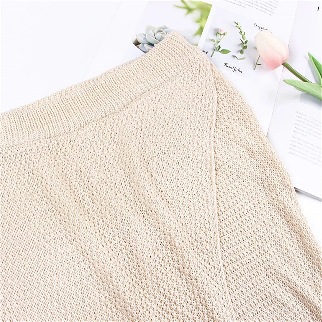 S - XL Wickelkleid mit hohem Schlitz, gehäkelt, gestrickt, Strandtunika, Strandkleid, Strandmode, Damen V4583 – Detail 14