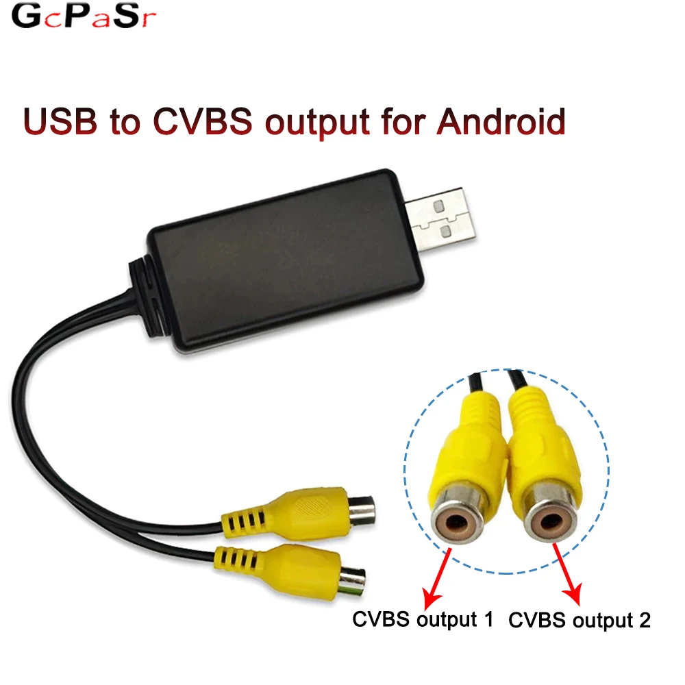 

Video out adapter for android car radio,for special car can't use the rca connector from our android device