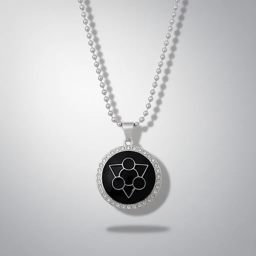 Gachiakuta Watchman Logo Necklace - Symbol of Unlimited Power Fashion Jewelry Accessory for Bold Wearers Gift for Him Or Her