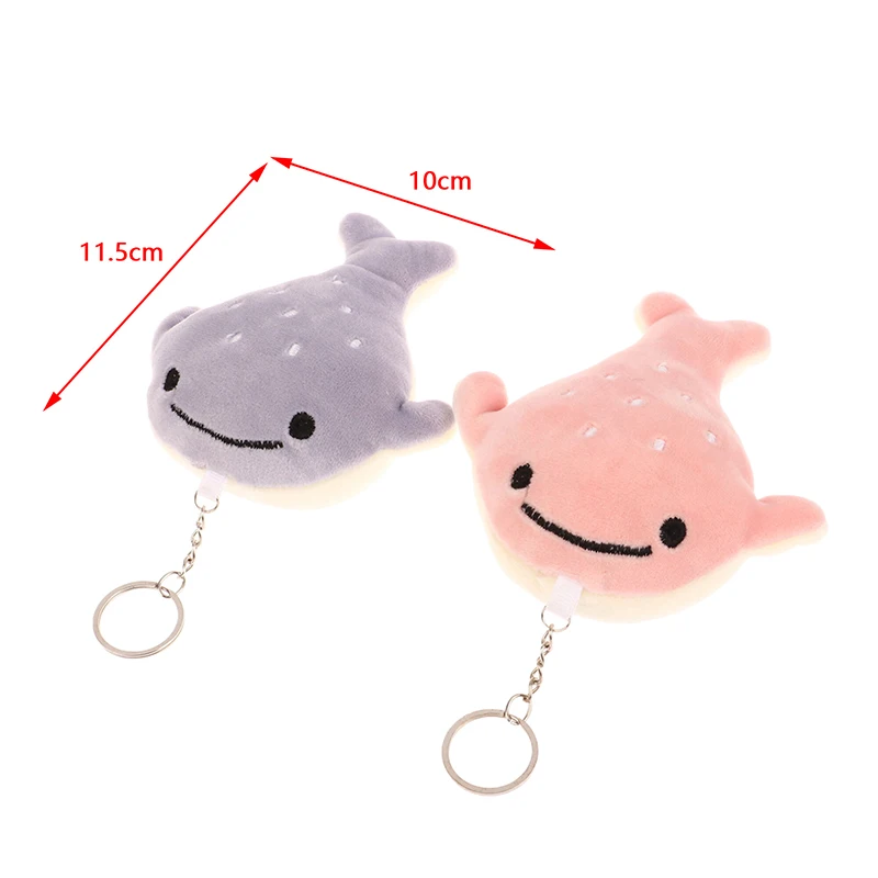 Porte-clés mignon en peluche d'épaulard pour enfants, animaux de dessin animé, pendentif en peluche au beurre, breloque pour couple, cadeaux de sac Kawaii, 11cm