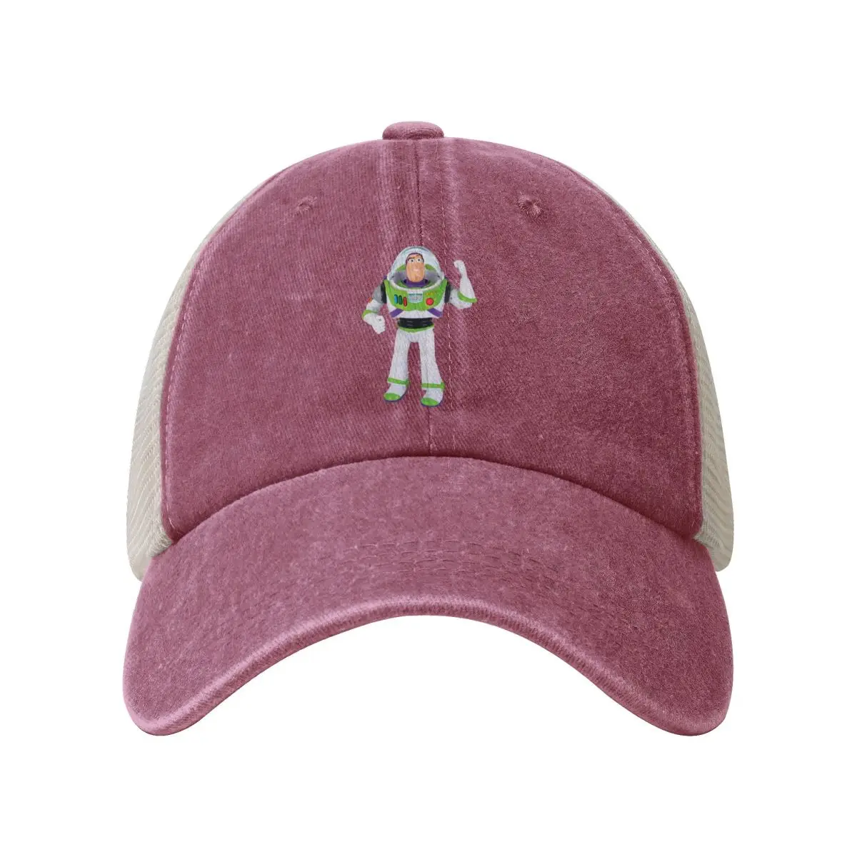 Washed Men's Baseball Cap Buzz Lightyear Trucker Snapback Caps Dad Hat Disney Toy Story Buzz Lightyear Golf Hats