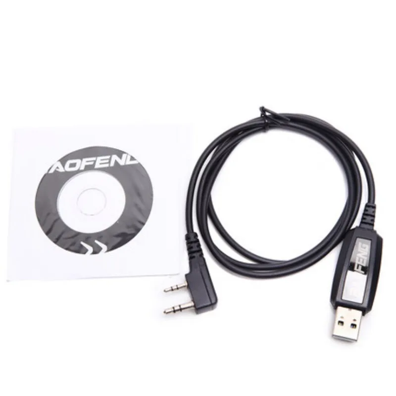 Baofeng USB Programming Cable for Baofeng UV5RH/10R/UV2 S5 X3 Plus/X100/UV16 Plus UV17L 18L/F9HP Radio PC Program Data Line