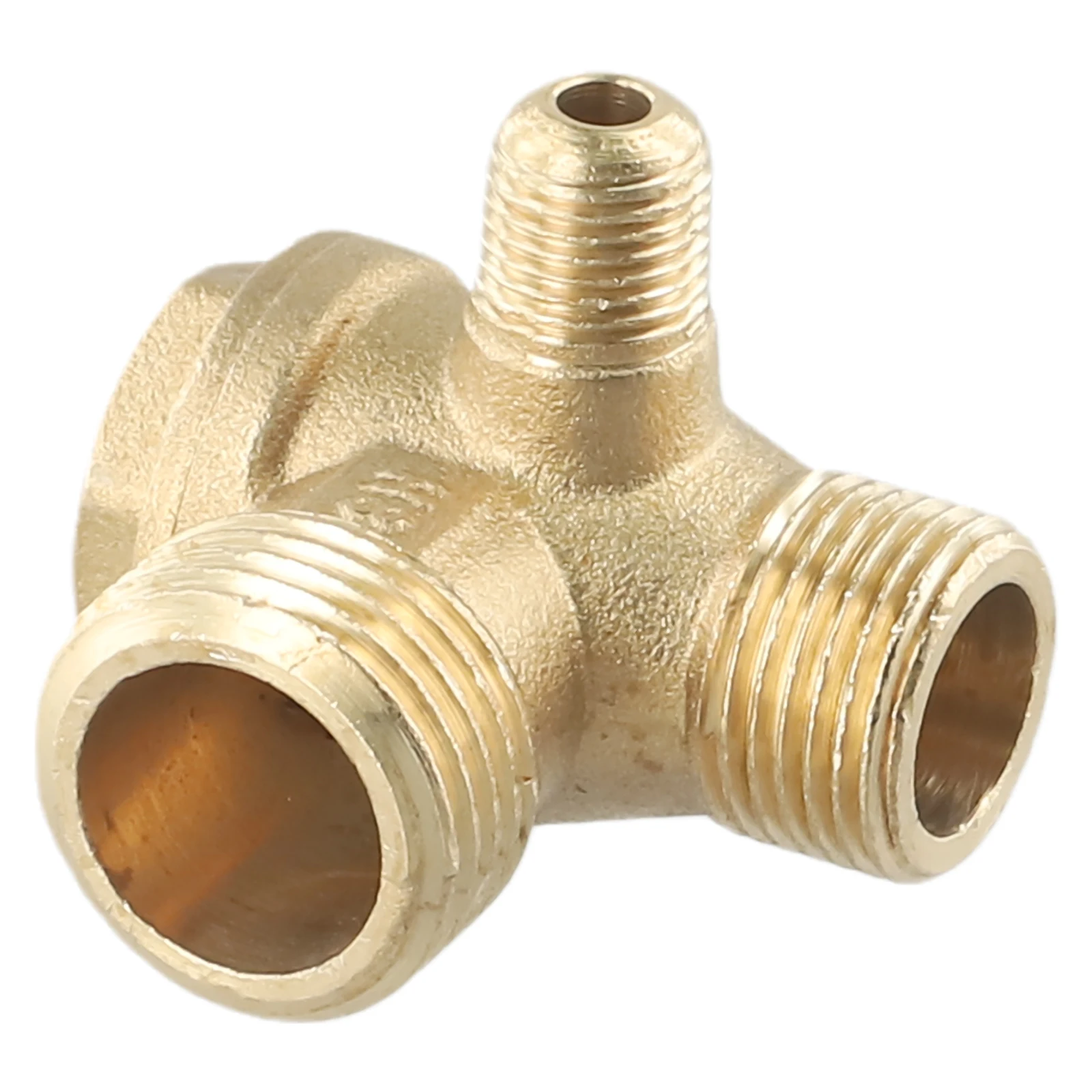Brand New And High Quality Check Valve 1pc 3 Port Brass Accessories Air Compressor Brass Check Valve Male Threaded