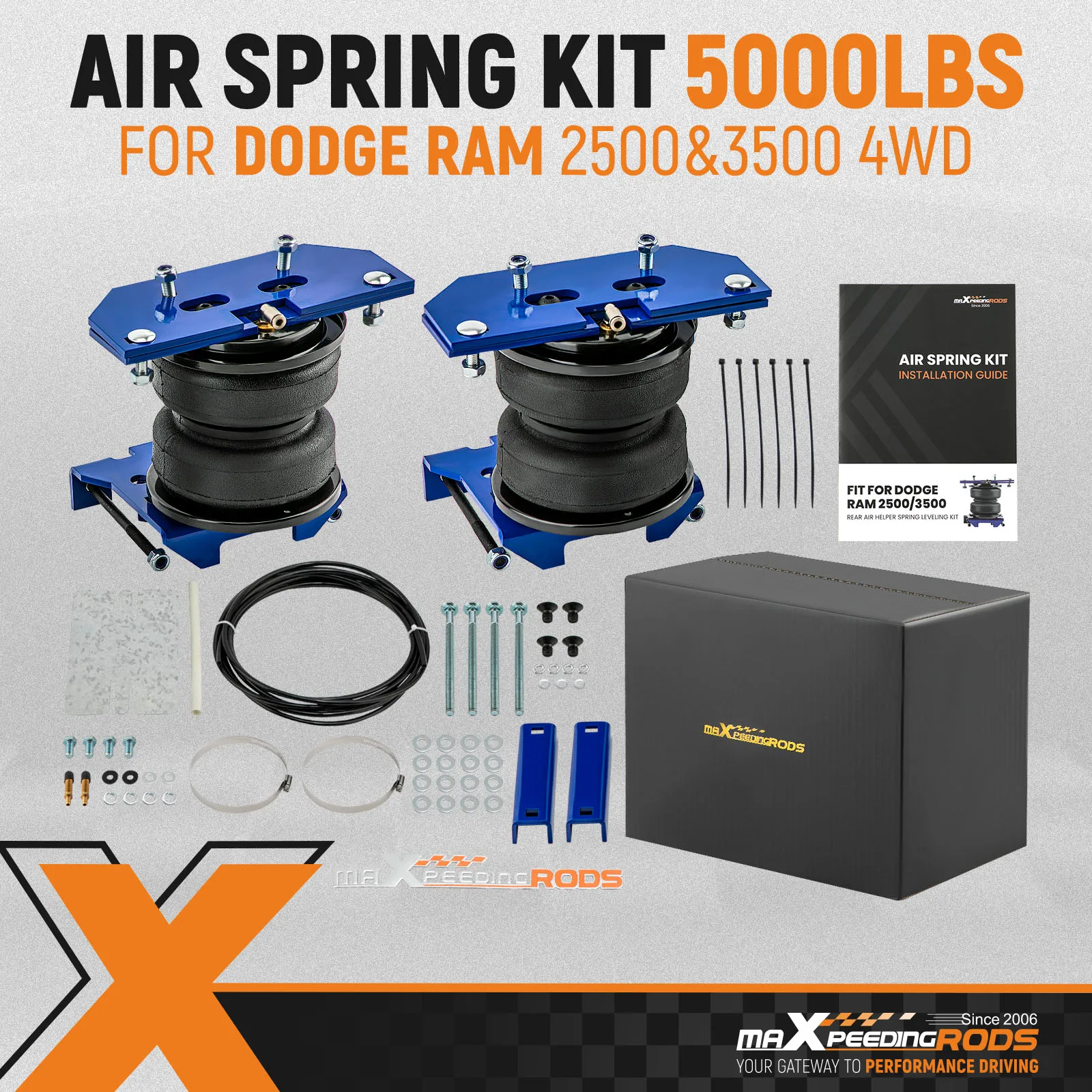 Air Suspension Kit For Dodge Ram 2500 2011-2013 for Dodge RAM 3500 4WD 2011-2018