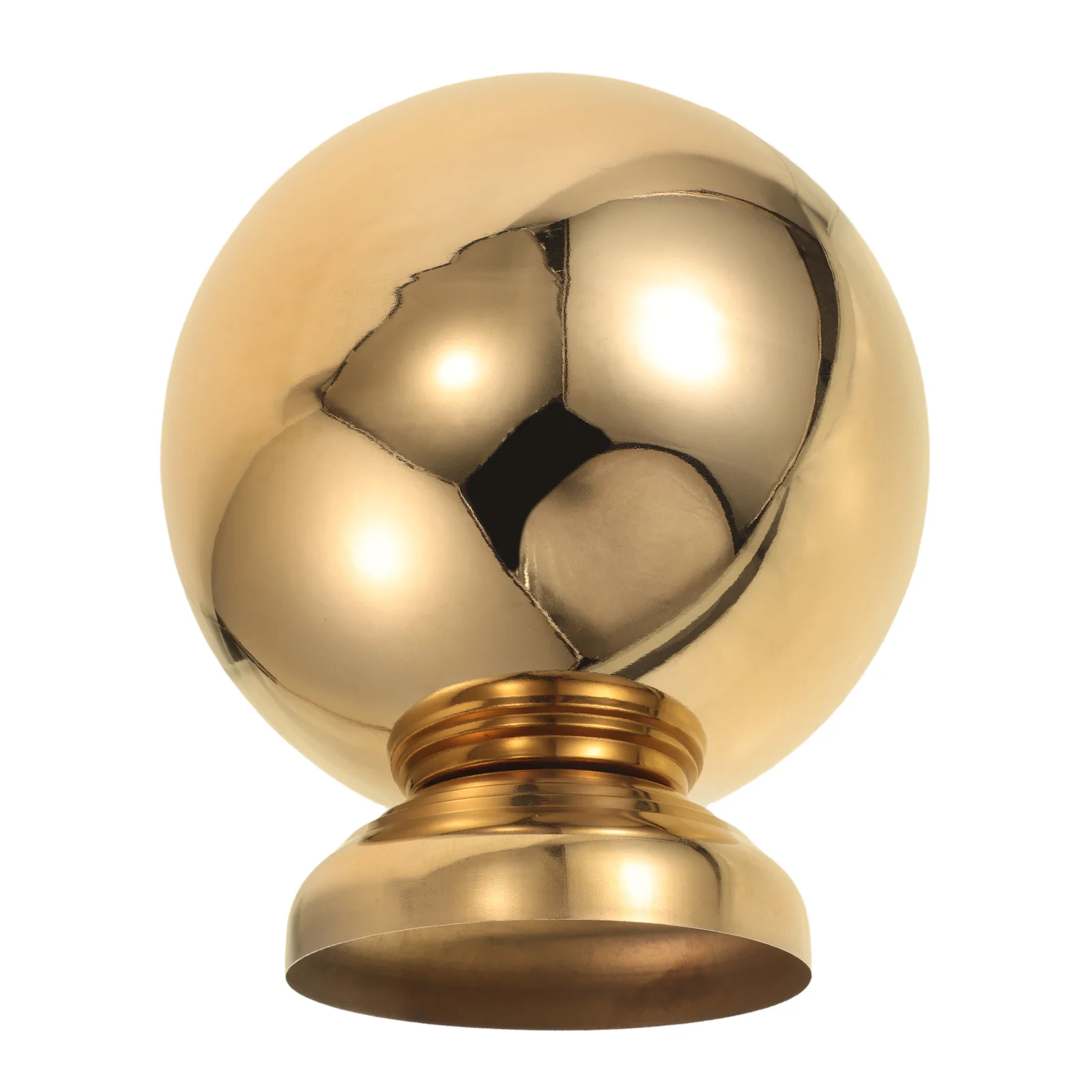 

Stainless Steel Reflective Ball Garden Globe Sphere Globes Deck Ornament Gazing Golden Decorative Mirror
