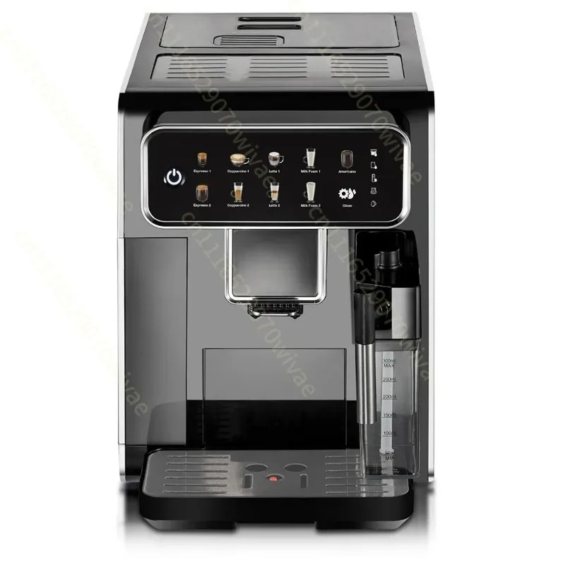 Automatic 3‑in‑1 Coffee Machine Bean‑to‑Cup Espresso Maker Built‑in Bean Grinder with Milk Frother for Home Coffee Brewing