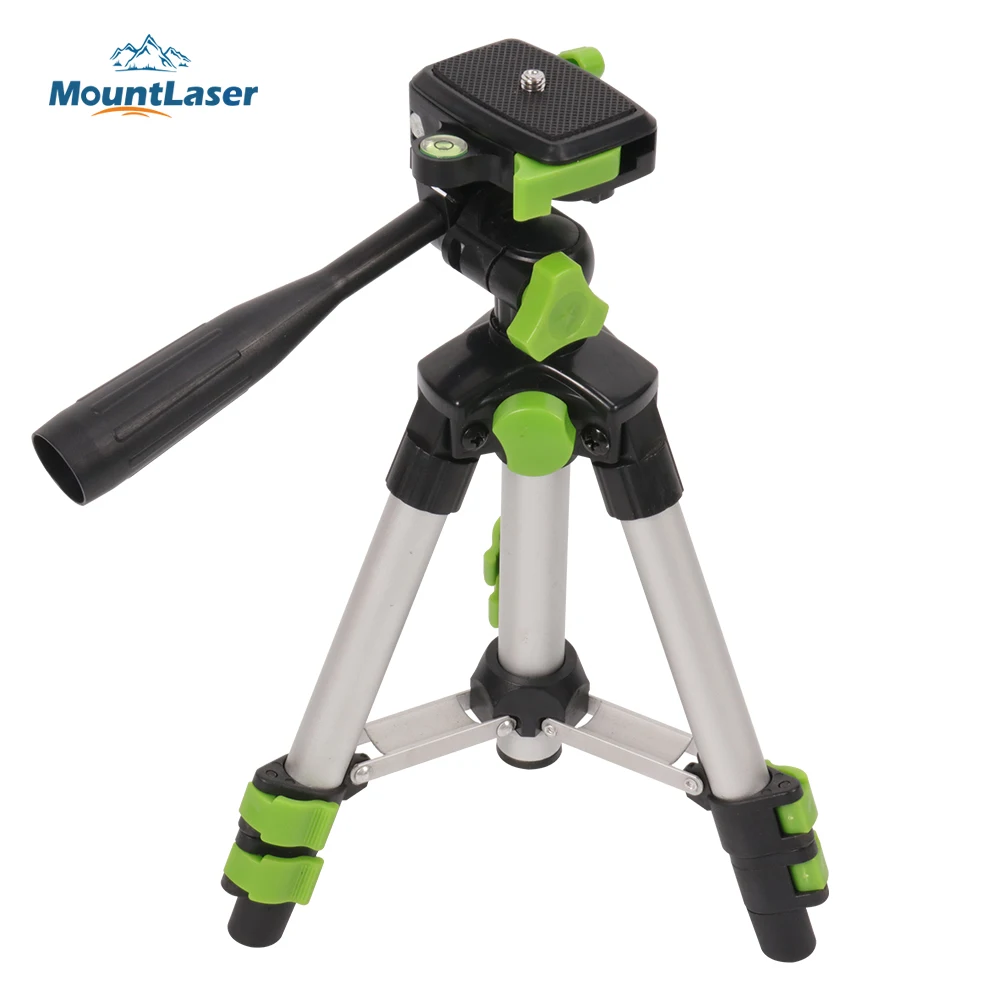 

Hue Par TPD05 Aluminum Portable Adjustable Mini Tripod For Laser Level Camera With Removable 1/4"-20 Screw Thread