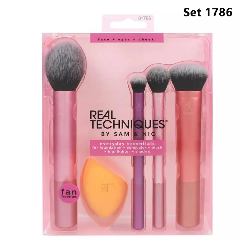 Makeup Brushes Tool Set Cosmetic Powder Eye Shadow Foundation Blush Blending Beauty Make Up Real Techniques Brush Sets