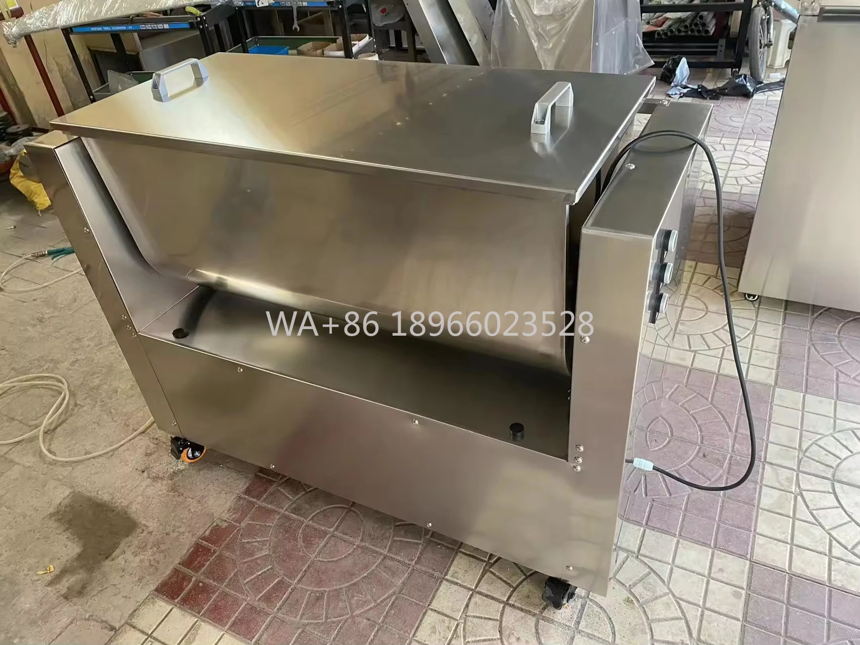 v  Buns and   Efficient Meat Mixing Tool Large Capacity Stainless Steel Meat Mixer  Machine for Sausage Red Dumpling