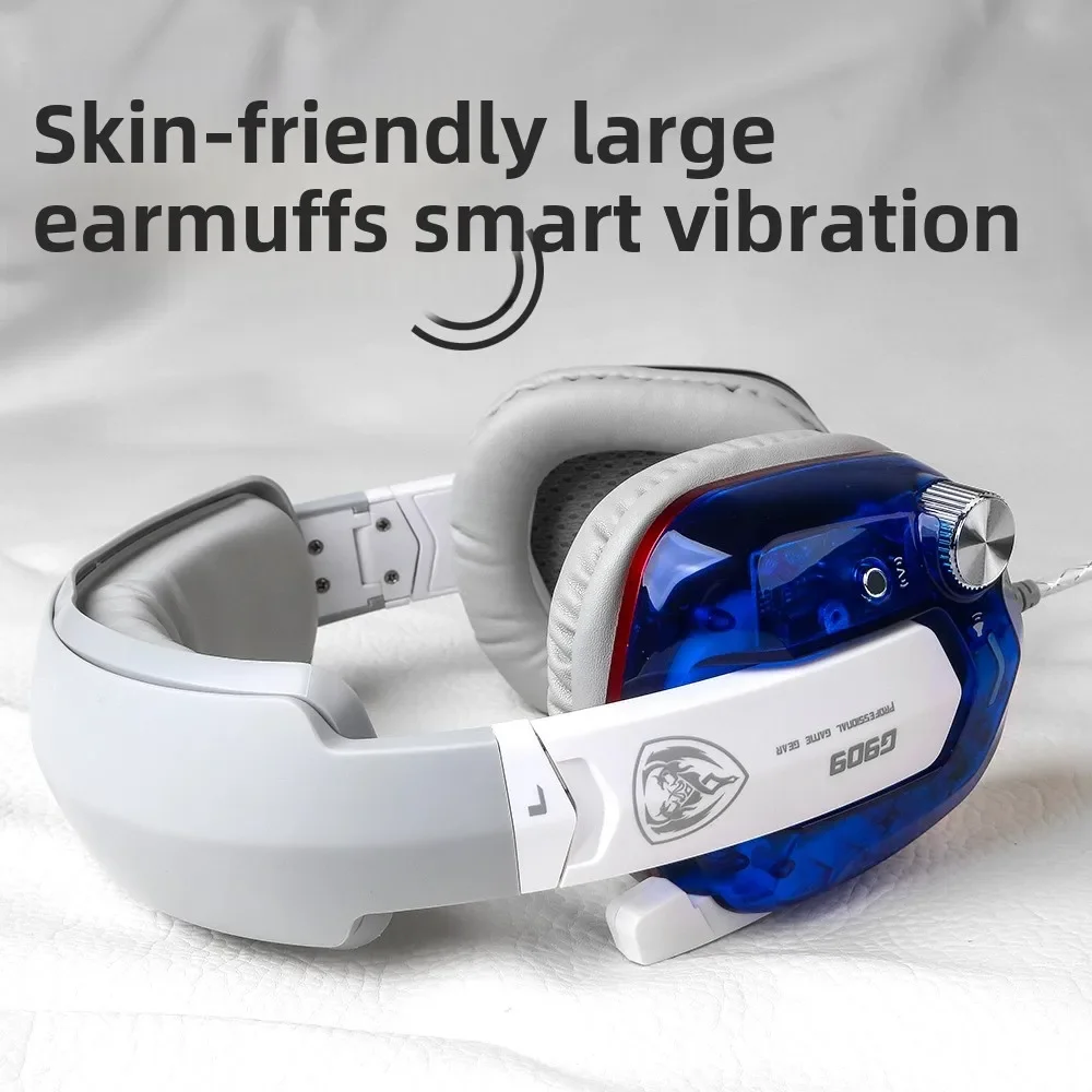 Shuomeike G909 Head mounted Gaming Vibration Earphone 7.1