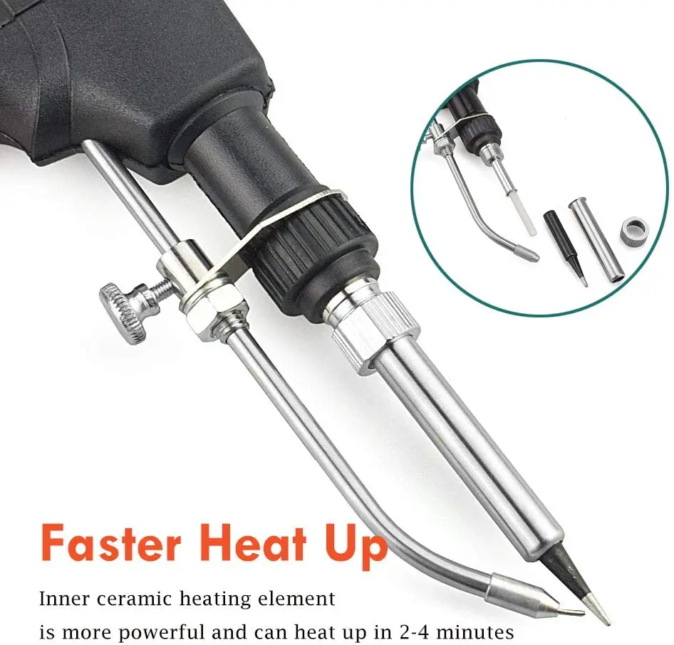 Handheld Welding Machine Gun 60W Internal Heating Welding Repairing Tools Electric Soldering Iron Kit Automatic Send Tin Gun