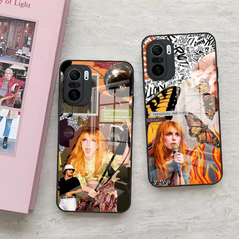 COOL Paramore Orange Phone Case For Xiaomi Redmi Note 13 10 10T 11i 11T 11 9 8 11S Poco M4 F3 X3 Pro Tempered Glass Cover