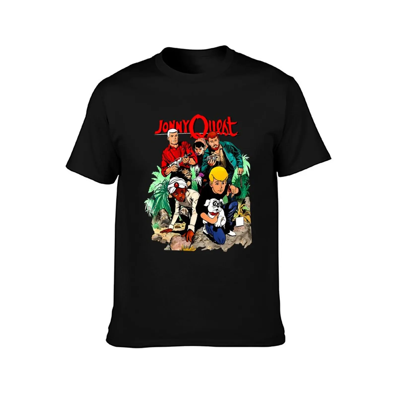 JHONNY QUEST - RETRO ANIMATED - ILLUSTRATION T-Shirt Casual Work Wear T-Shirt