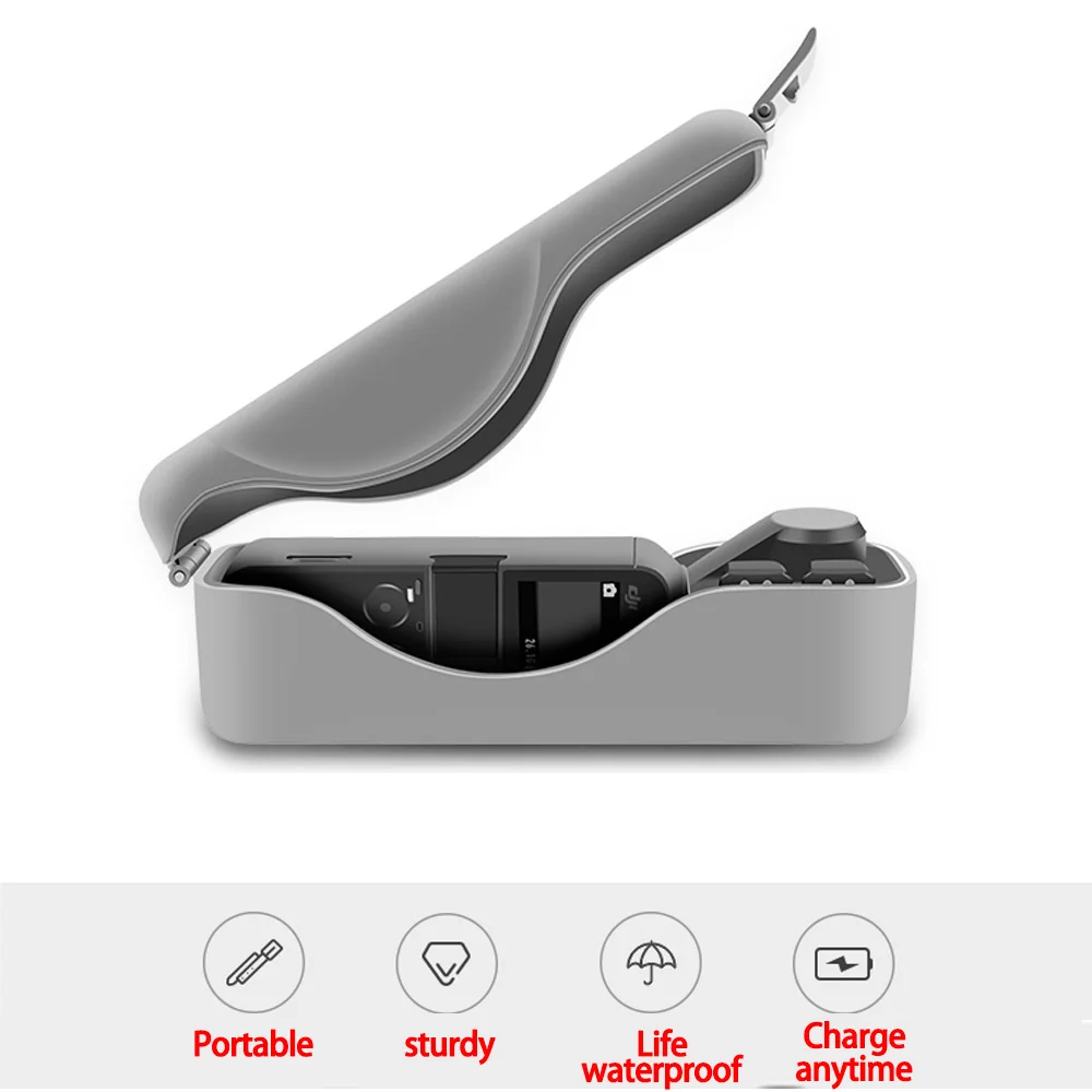 Portable Waterproof Carrying Case Stable Storage Box Hard Shell Protection Bag for DJI Osmo Pocket Handheld Gimbal Accessories