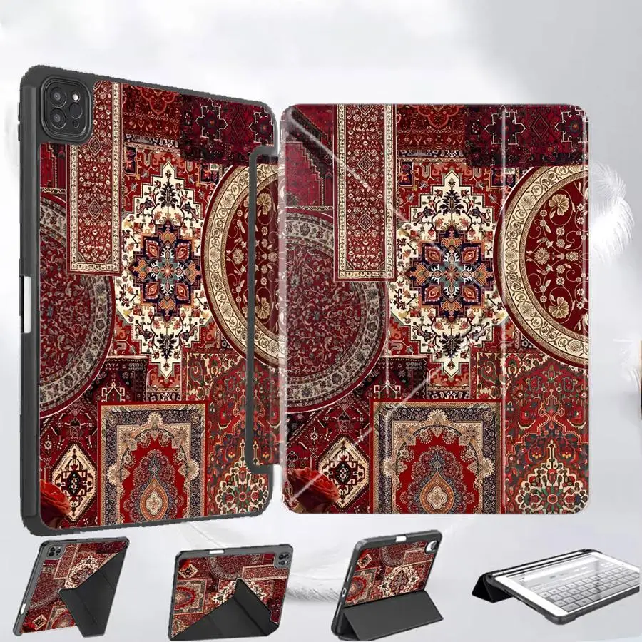 

Holder Cover Tablet Case For iPad Pro 11th 10th 9th 8th 7th 12.9inch Pro 2025 Air 4 5 M3 M2 M4 11inch Mini 6 7 Cool Carpet