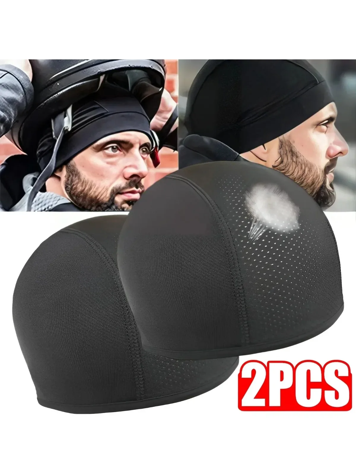 AliExpress Motorcycle Helmet Inner Cap Hat Quick Dry Breathable Hat Racing Cap Under Helmet Beanie Cap Motocross Motor Helmet Hat