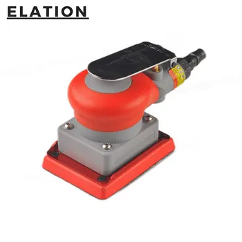 Professional air sander 75*100MM square pneumatic grinder automobile furniture surface polishing abrasive sand tool accessories