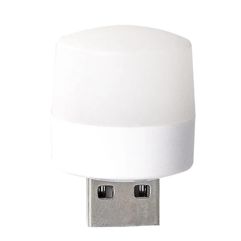 Mini Night Light, Portable USB Light Emitting Diode (LED) Lamp, 5V 1w, Warm and Cold Colours