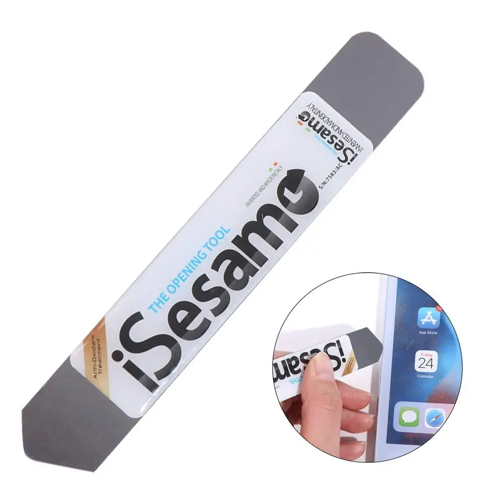 Инструменты для разборного ремонта, инструмент для подъема и открытия, тонкий ультратонкий инструмент из нержавеющей стали, двойная головка, 12 см, ремонтный лопатка