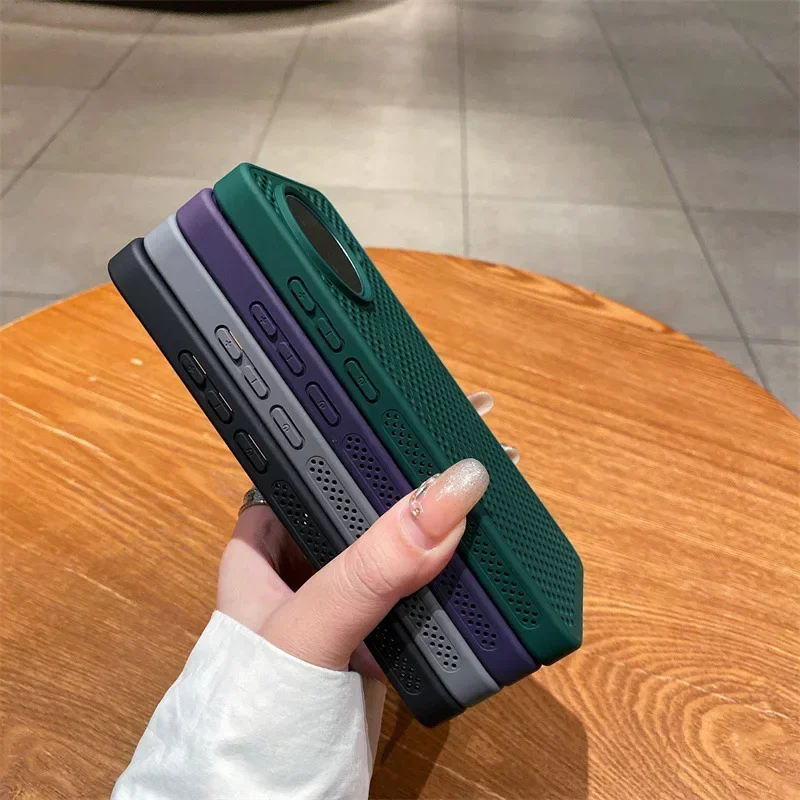 Magnetische Hülle für Xiaomi POCO F7 Ultra F7 Pro, Netz-Abwärme-Schale, Mag-safe-Ladefunktion, Matte Stoßfeste Weiche Schutzhülle – Detail 17
