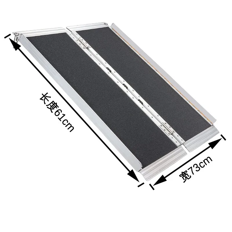 for Heavy Duty Loading Ramp Foldable Aluminum Ramps Non-Slip Mobility Handicap Threshold Ramps wheelchair Scooter Motorcyc