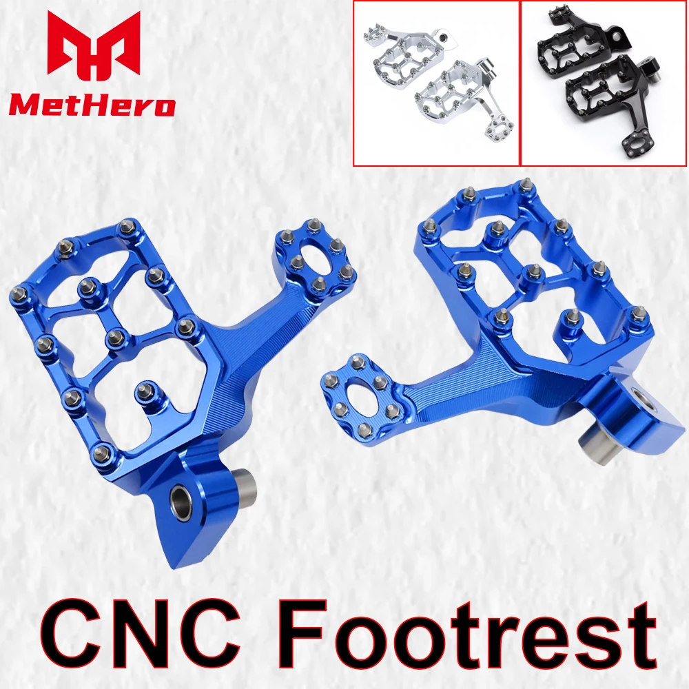 

CNC Footrest Footpeg Foot Pegs Pedal For Yamaha YZ WR 125 250 F X 250F 426F 450F YZ85 YZ125 YZ250 YZ250F YZ450F YZ426F 2003-2023