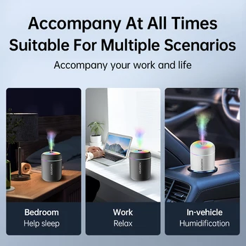 180ML Mini Air Humidifier USB Electric Aroma Diffuser Essential Oil Purifier Aromatherapy Mist Maker Lights For Car Home Bedroom 5