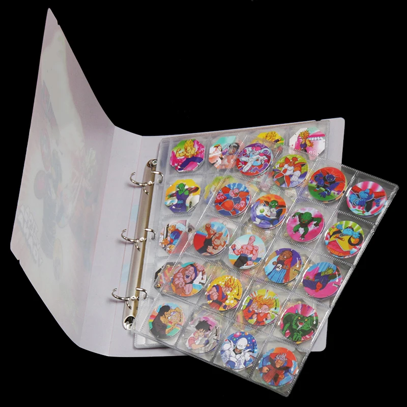 Lote De T Makanan Album Complete Collection 100Pcs Tasos Letter Holder Binder For Dragon Ball Z Cards Pogs With 8pcs Transpare Inner