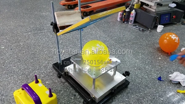 Pequeña impresora de pantalla automática para globos de látex