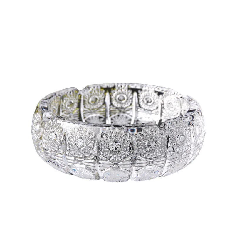 

Luxury crystal glass ashtray, living room office ashtray