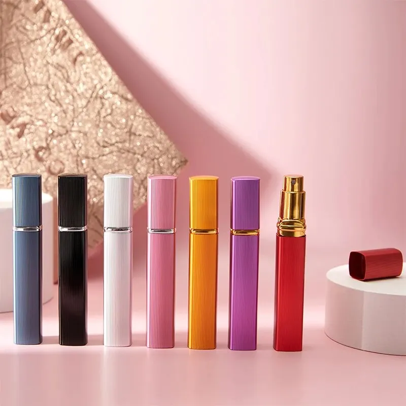 

12ml High-grade Perfume Dispenser Bottle Portable Travel Mini Perfume Sample Spray Bottle Glass Liner Empty Bottle