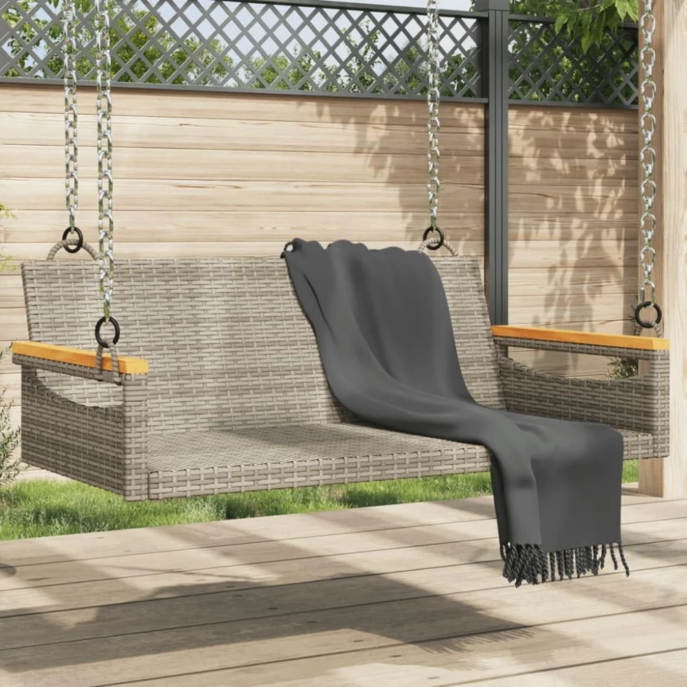 

Patio Swing Bench Gray368144