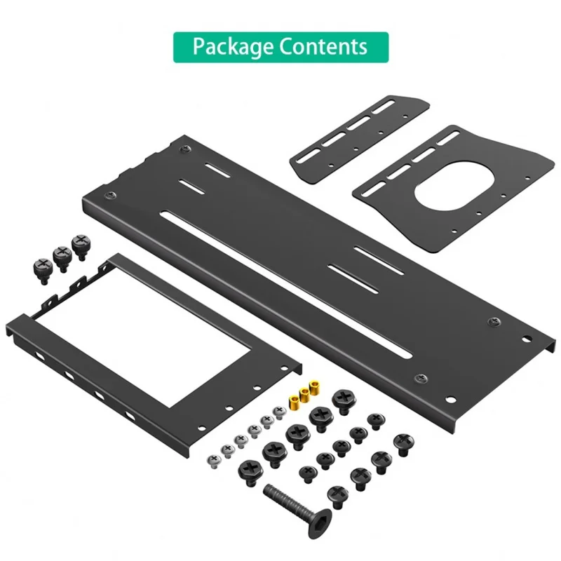 Z Vertical GPU Mount Bracket 3 Slots Graphics Card Holder with eGPU Dock External