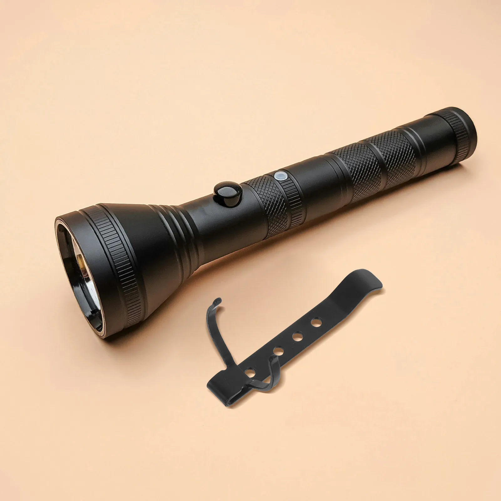 2Pcs Heavy Duty Iron Flashlight Clip Belt Holder Waist Clip Quick Release 360 Rotation Utility Outdoor Camping Hiking
