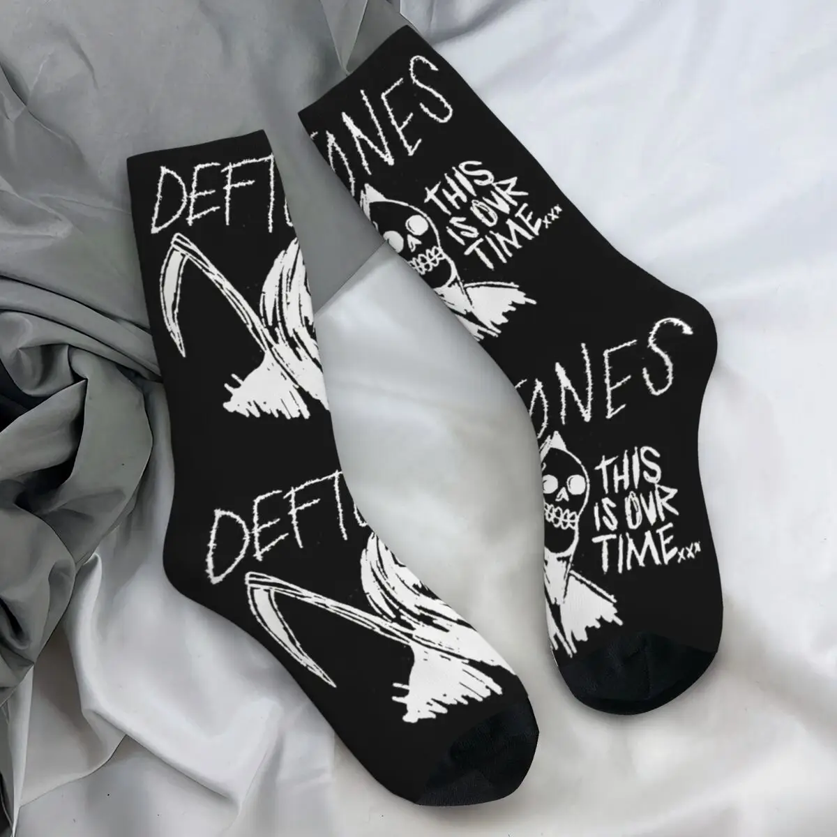 Deftones Metal Punk Stockings Couple Socks Comfortable Modern Socks Winter Cycling Anti-Slip Graphic Socks Gift