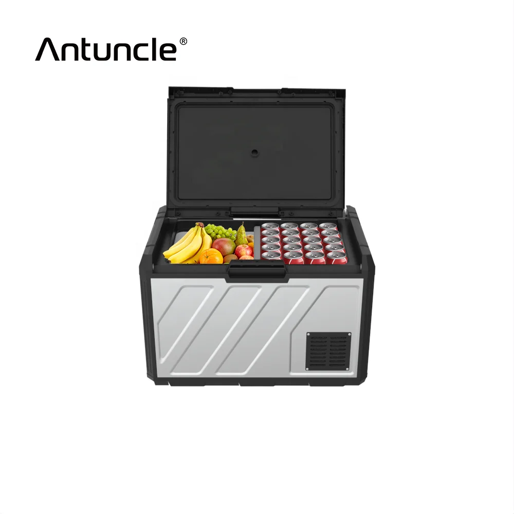 

High Quality 50L DC 12V/24V Dual Zone Metal Refrigerator Compressor Fridge for Car Portable Fridge Freezer for 4WD