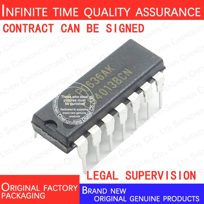 

10pcs/lot CD4013BCN CD4013 DIP 100% genuine stock in brand new original packaging