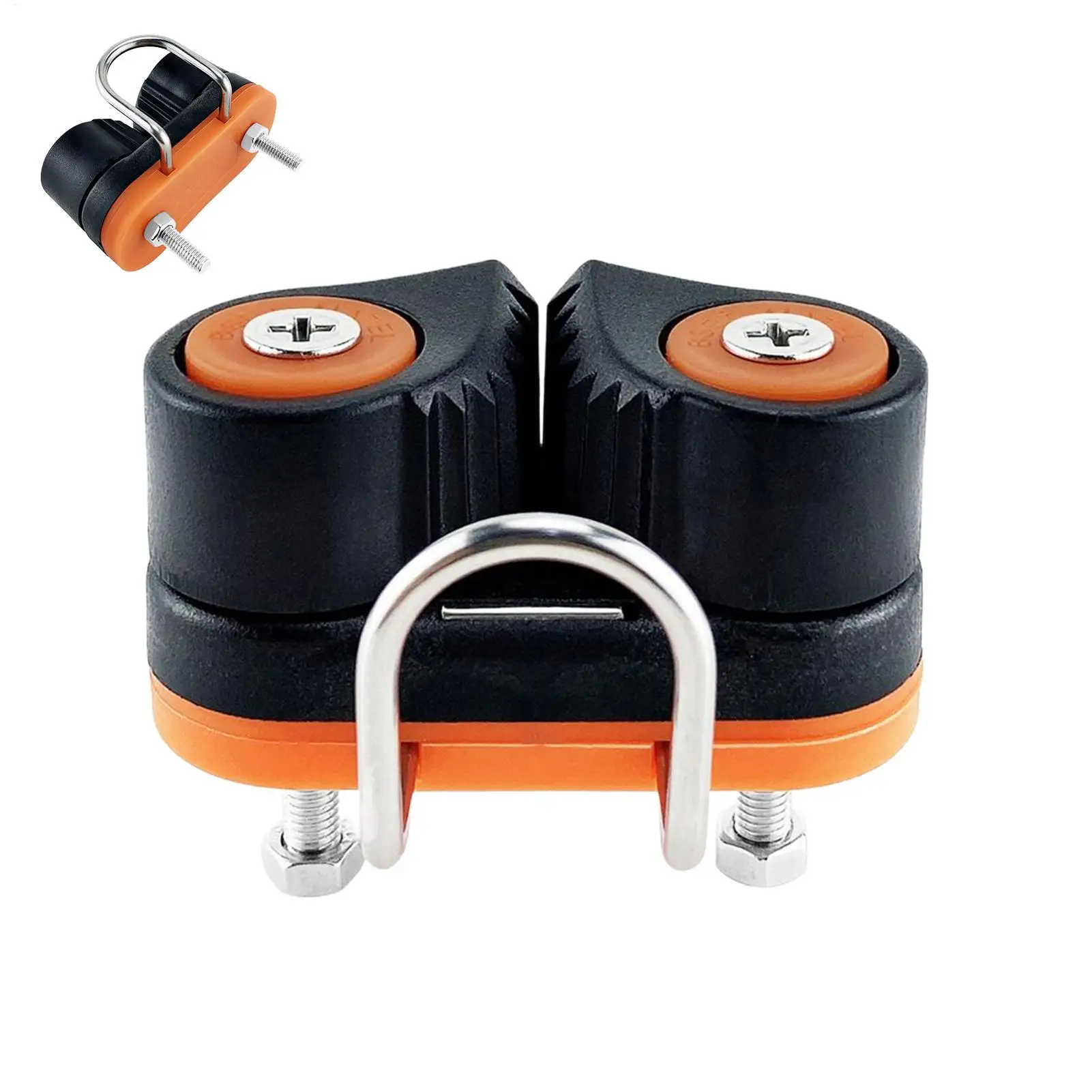 Abrazaderas de Cuerda Ajustables de Nylon con Fijación Automática, Abrazadera de Cable para Kayak, Equipo de Fitness, Canoa, Bote, Pilates